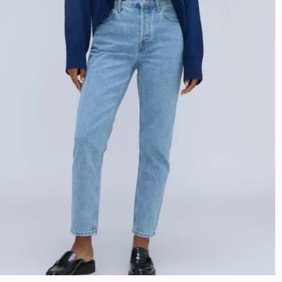 EVERLANE THE 90'S CHEEKY CROP JEANS - 27 - Picture 4 of 15